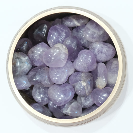 Amethyst Small Heart - Spiritual Insight, Inner Calm & Deep Healing