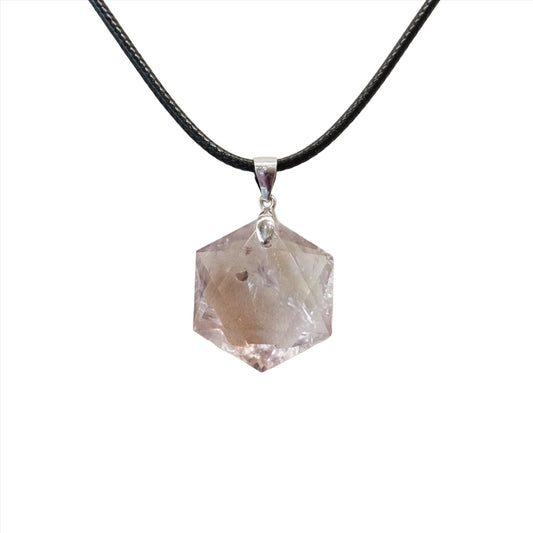 Ametrine Hexagon Pendant Necklace