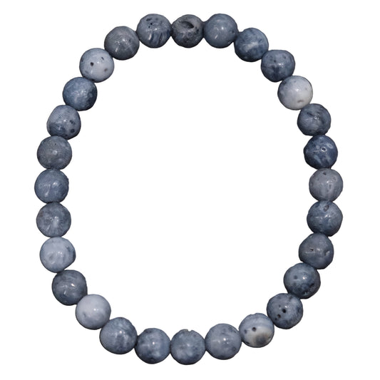 Blue Coral Bracelet - Serenity, Vitality and Protection