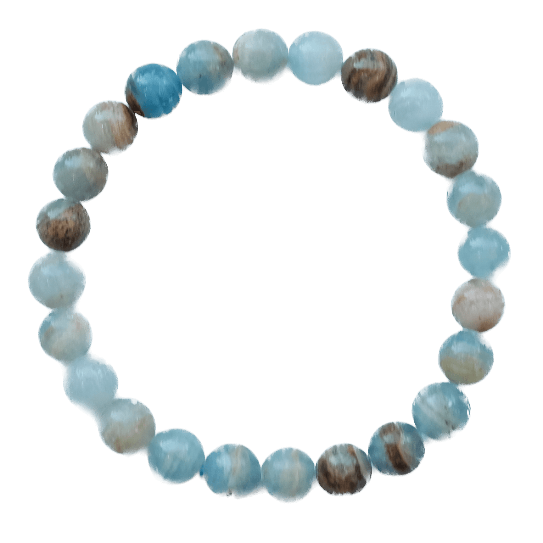 Blue Onyx Bracelet 8MM promoting strength and confidence with soothing stone beads. Ideal for enhancing willpower and emotional peace.