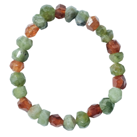 Garnet Peridot Bracelet