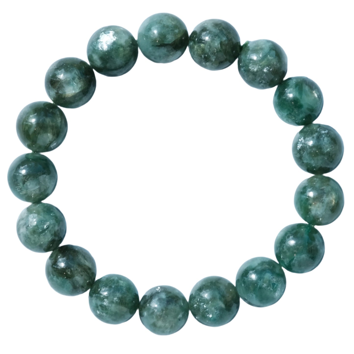 Green Tree Moss Agate Bracelet 9MM with natural healing properties, crafted to promote balance, peace, and tranquility in daily life.