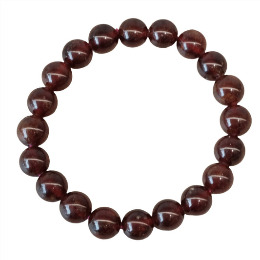 Carnelian Bracelet with 10mm beads for empowerment and creativity boost