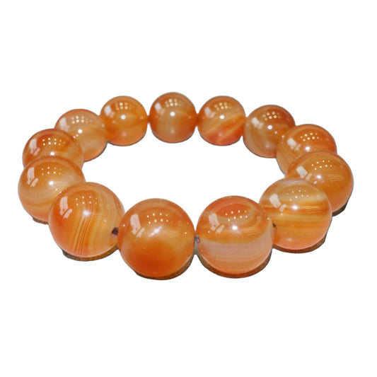 carnelian empowerment bracelet 16mm