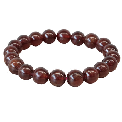 carnelian bracelet 10mm side view