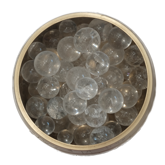 Clear Quartz Sphere Mini - Amplification, Clarity & Deep Healing
