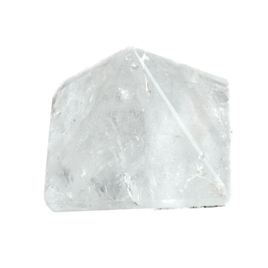 Clear Quartz Pyramid Mini - Amplification, Clarity & Deep Healing