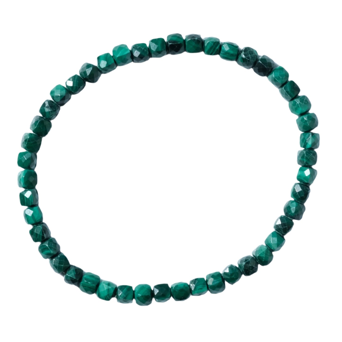 Malachite Cube Bracelet