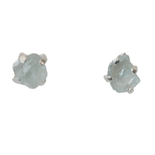 Aquamarine Sterling Silver Earrings