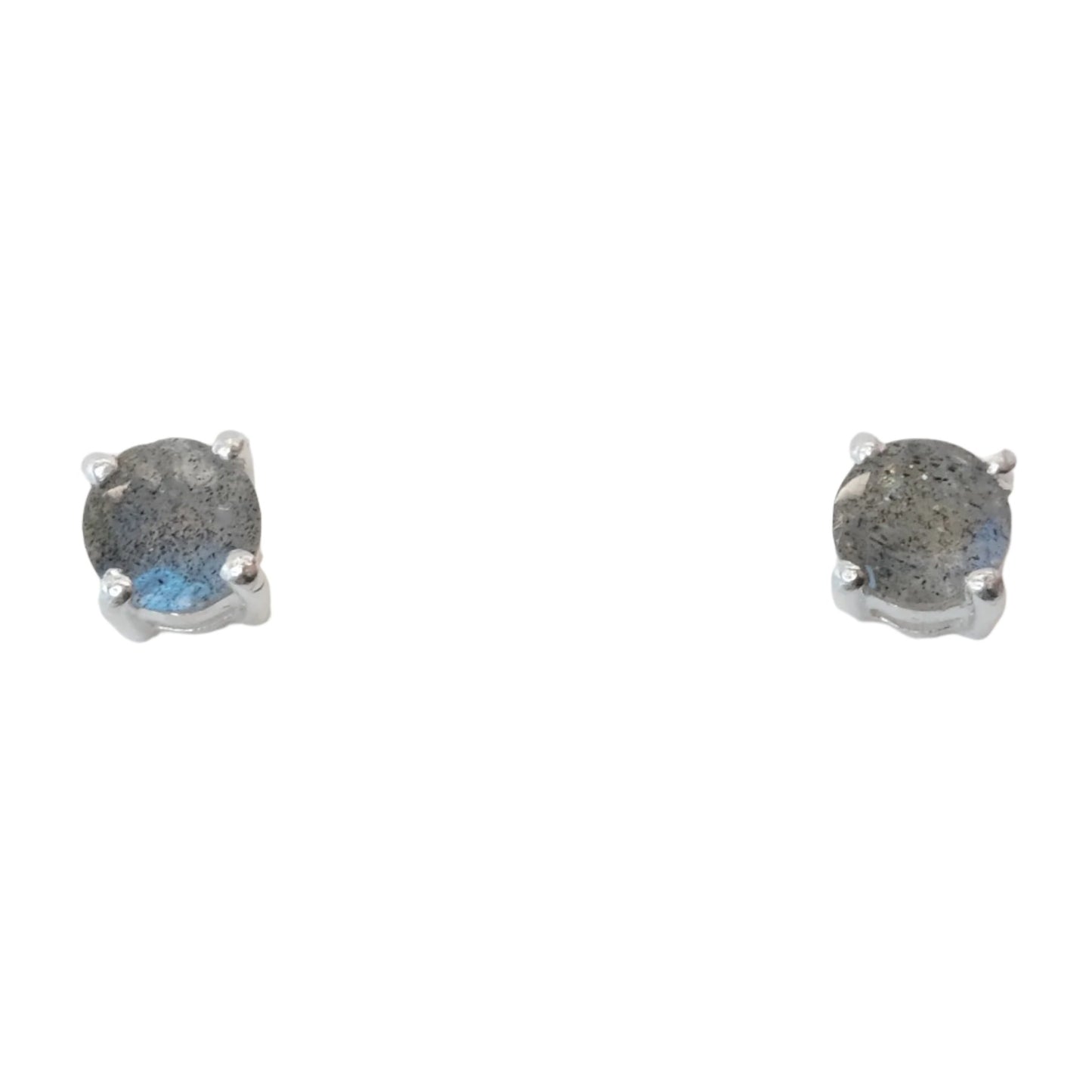 Labradorite sterling silver earrings showcasing iridescent gemstones, perfect for enhancing intuition and spiritual grounding.