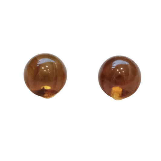 Amber Bead Earrings