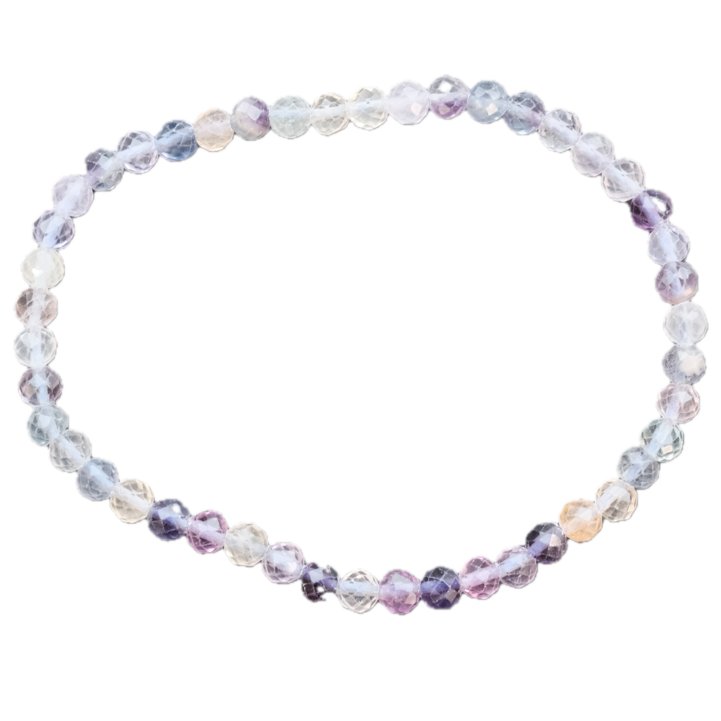 Fluorite Faceted Bracelet 4MM - Clarity, Balance & Spiritual Insight