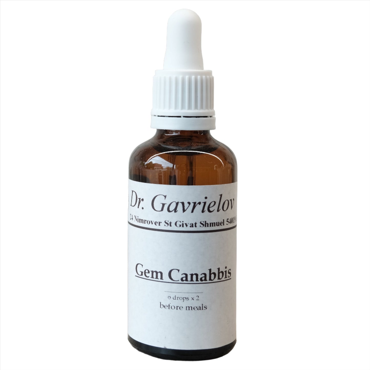 Gem Canabbis Healing Essence by Dr Gila Gavrielov 50ml