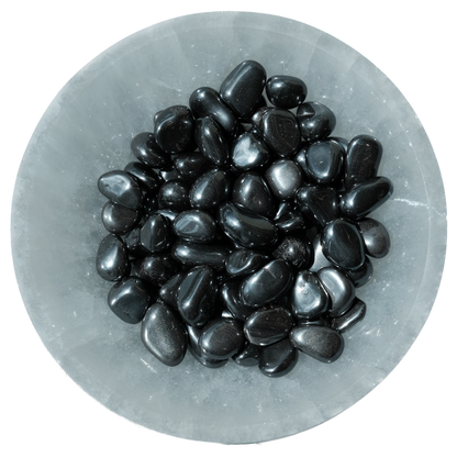 Hematite Tumbled Stone 12-20MM - Strength, Stability & Protection