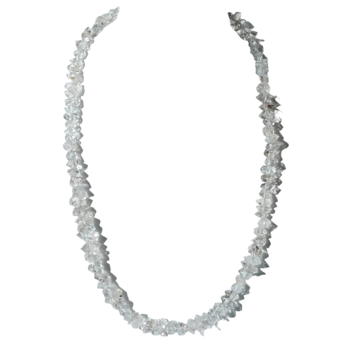 Diamond Quartz Chip Necklace 