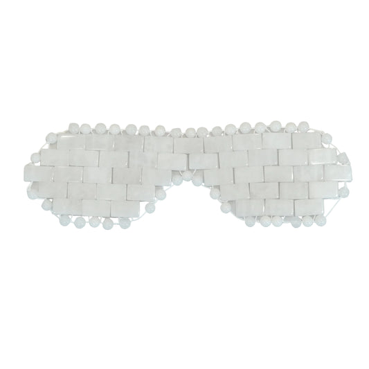 White Jade Eye Mask - Harmony, Prosperity & Well-Being