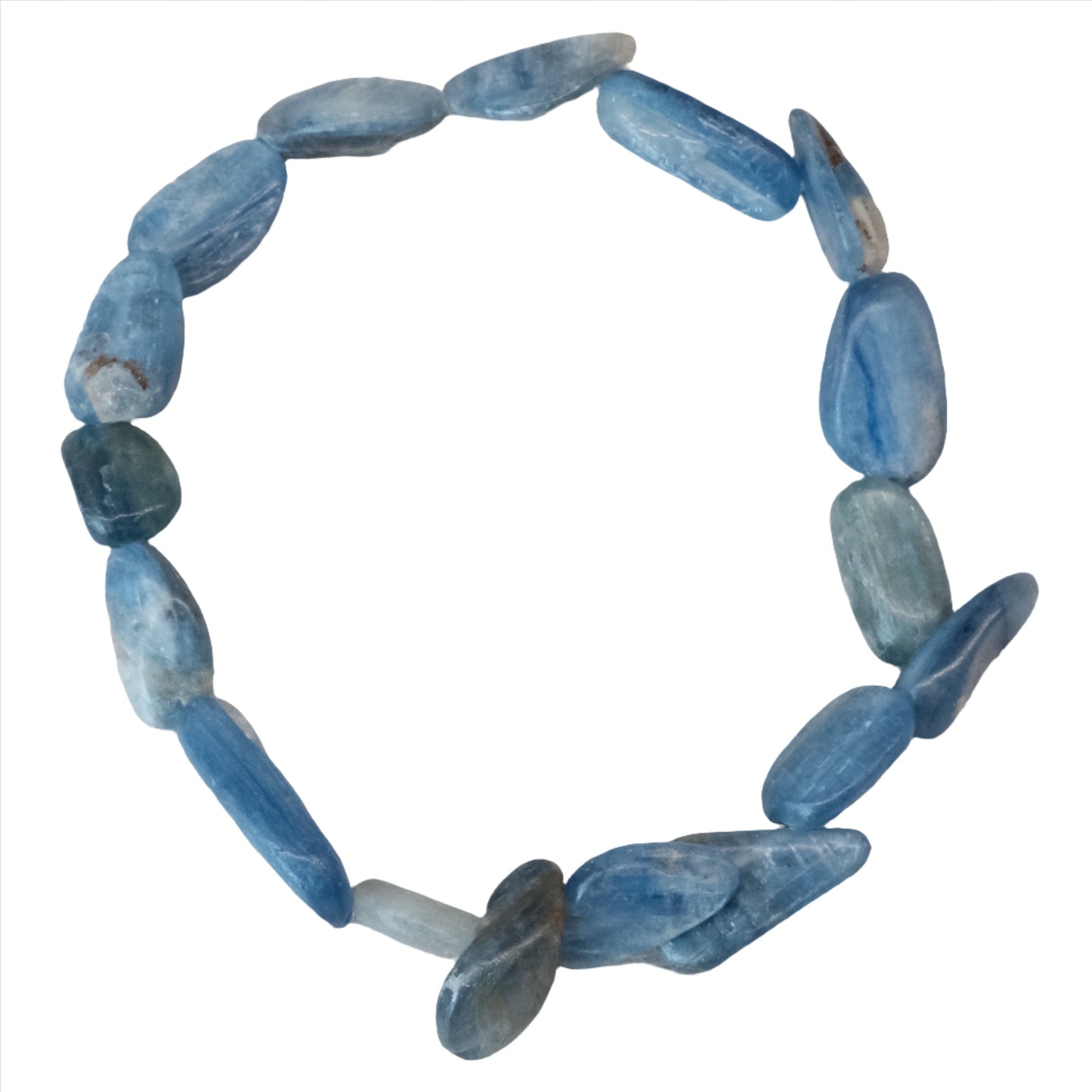 Blue Kyanite Tumbled Stone Bracelet