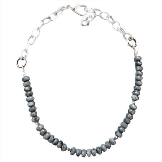 Labradorite Necklace with Chain
