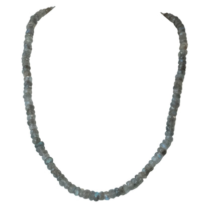 Labradorite Faceted Necklace 4MM - Stone of Transformation