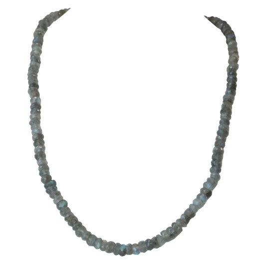 Labradorite Faceted Necklace 4MM - Stone of Transformation