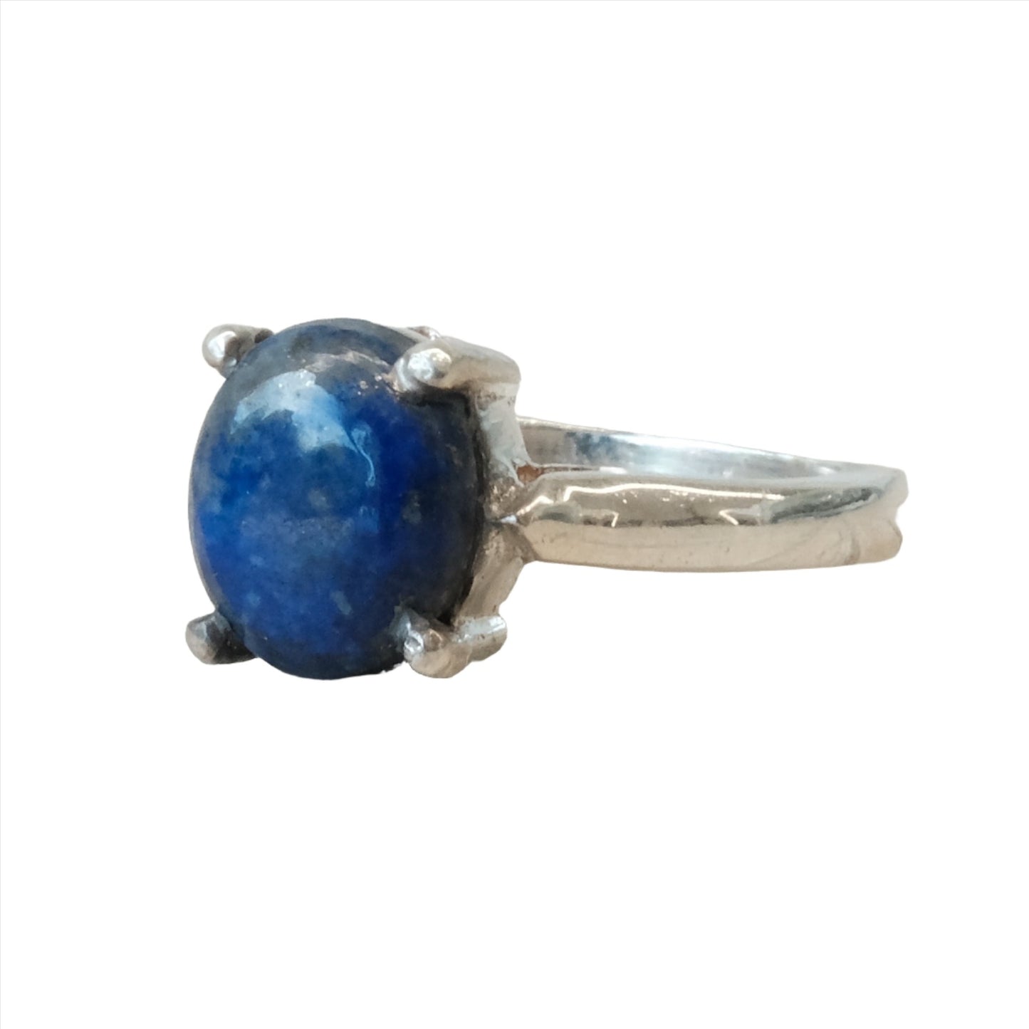 Lapis Lazuli Sterling Silver Ring Size 7