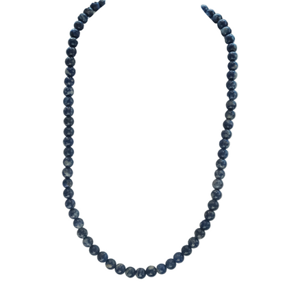 Lapis Lazuli Beaded Necklace - Wisdom, Truth & Protection