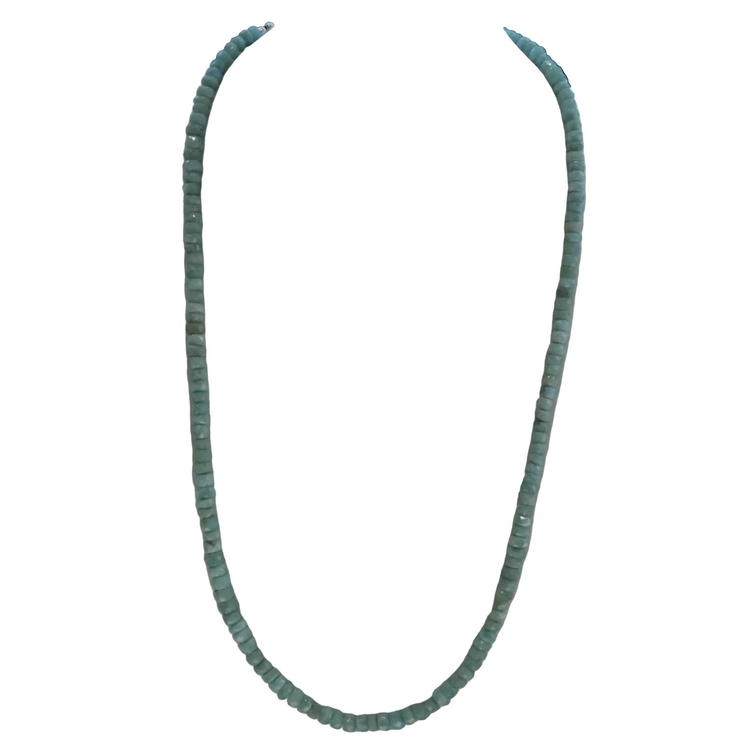 Larimar Faceted Bead Necklace - Serenity, Truth & Feminine Balance