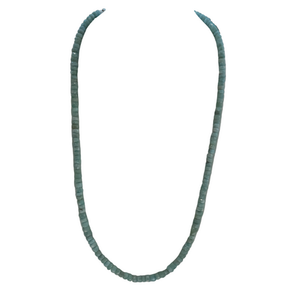Larimar Faceted Bead Necklace - Serenity, Truth & Feminine Balance