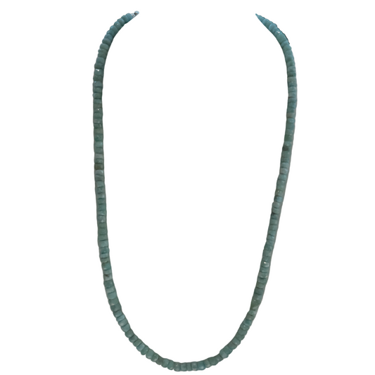Larimar Faceted Bead Necklace - Serenity, Truth & Feminine Balance