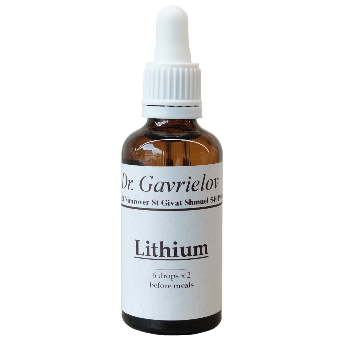 Lithium Healing Essence by Dr Gila Gavrielov 50ml