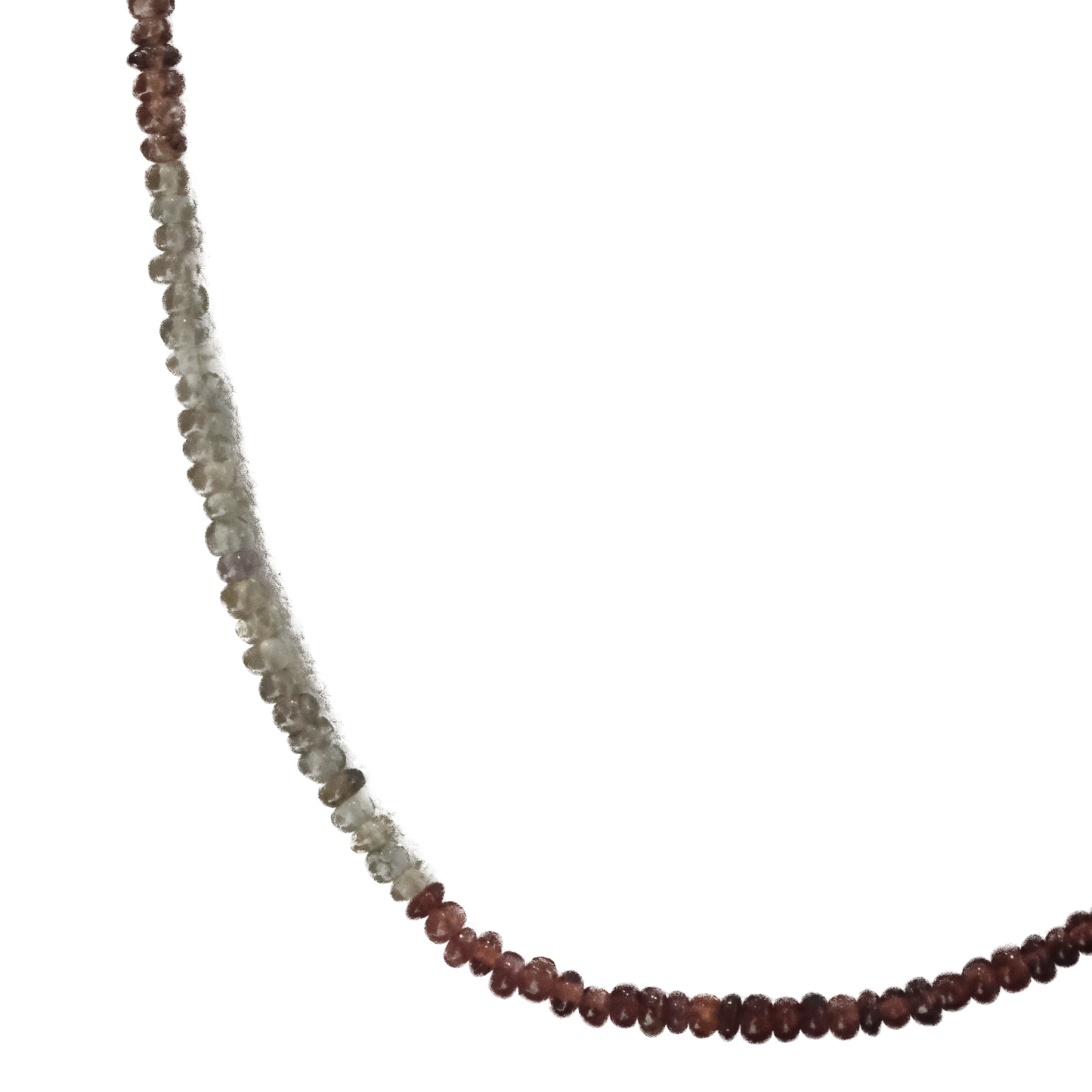 Mix Sapphire Facted Necklace