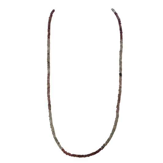 Mix Sapphire Facted Necklace