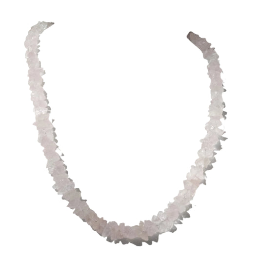 Rose Quartz Chip Necklace