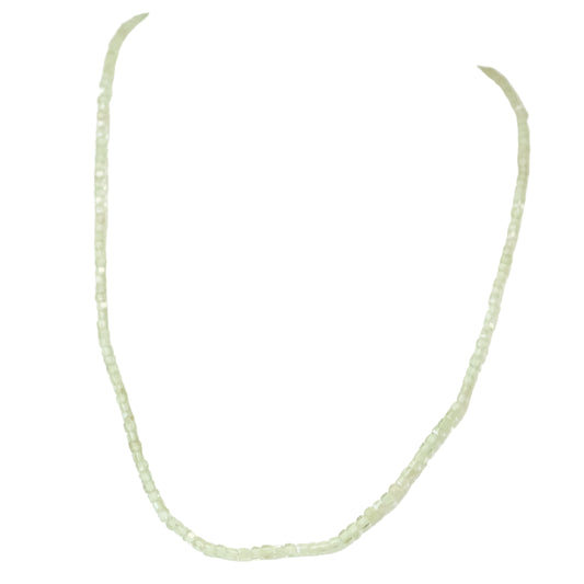 Peridot Faceted Bead Necklace - Renewal, Confidence & Growth