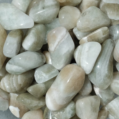 Prasiolite Tumbled Stone - Stone of Heart-Centered Transformation