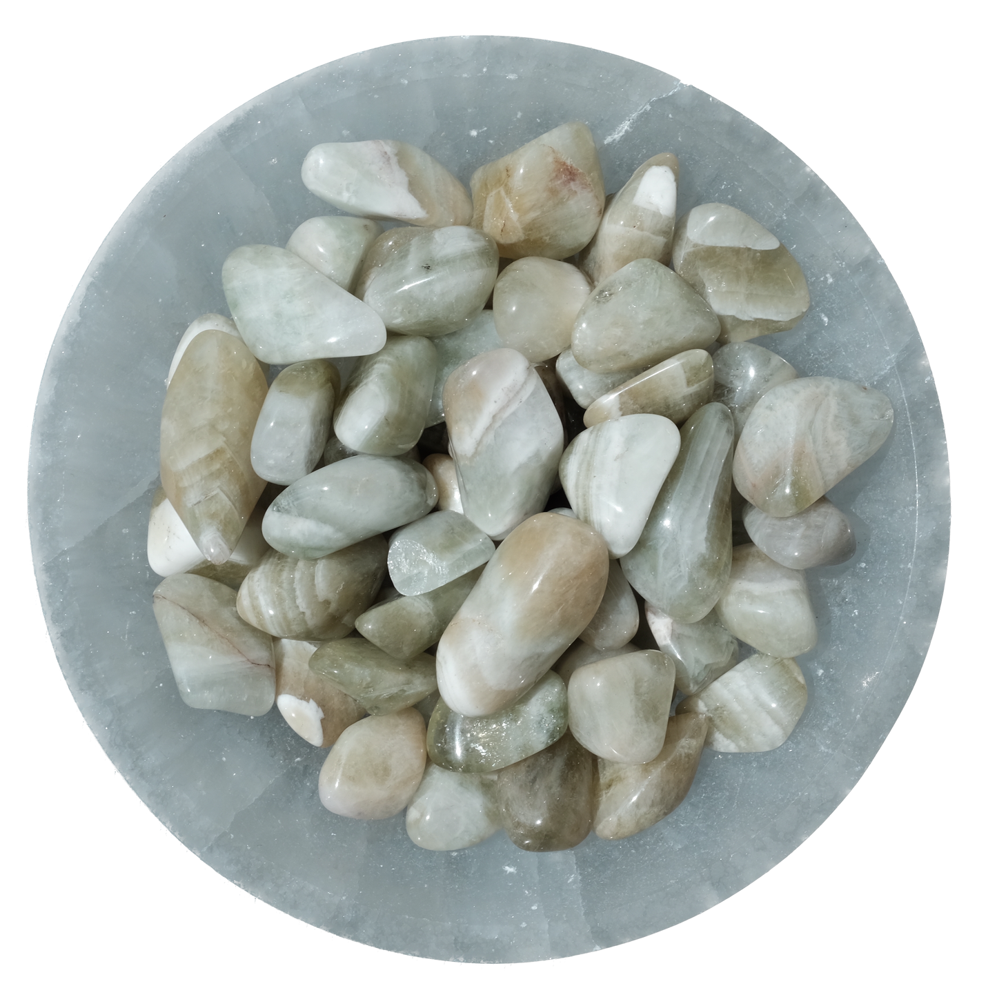 Prasiolite Tumbled Stone - Stone of Heart-Centered Transformation