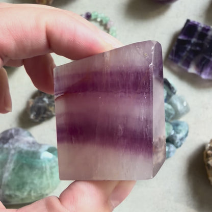 Magenta Fluorite Free Form