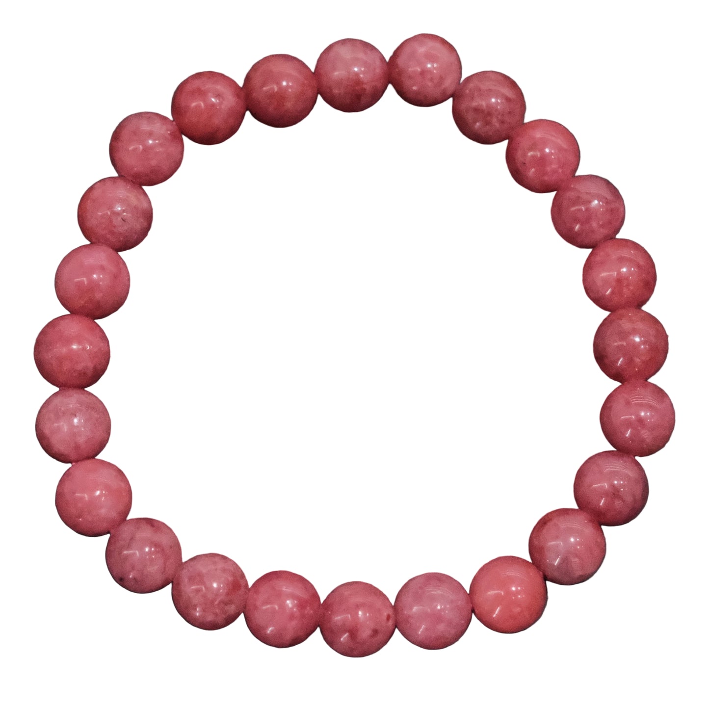 Rhodonite Bracelet 8MM - Compassion & Emotional Harmony
