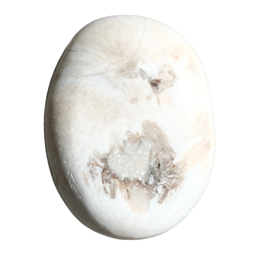 Scolecite Palm Stone