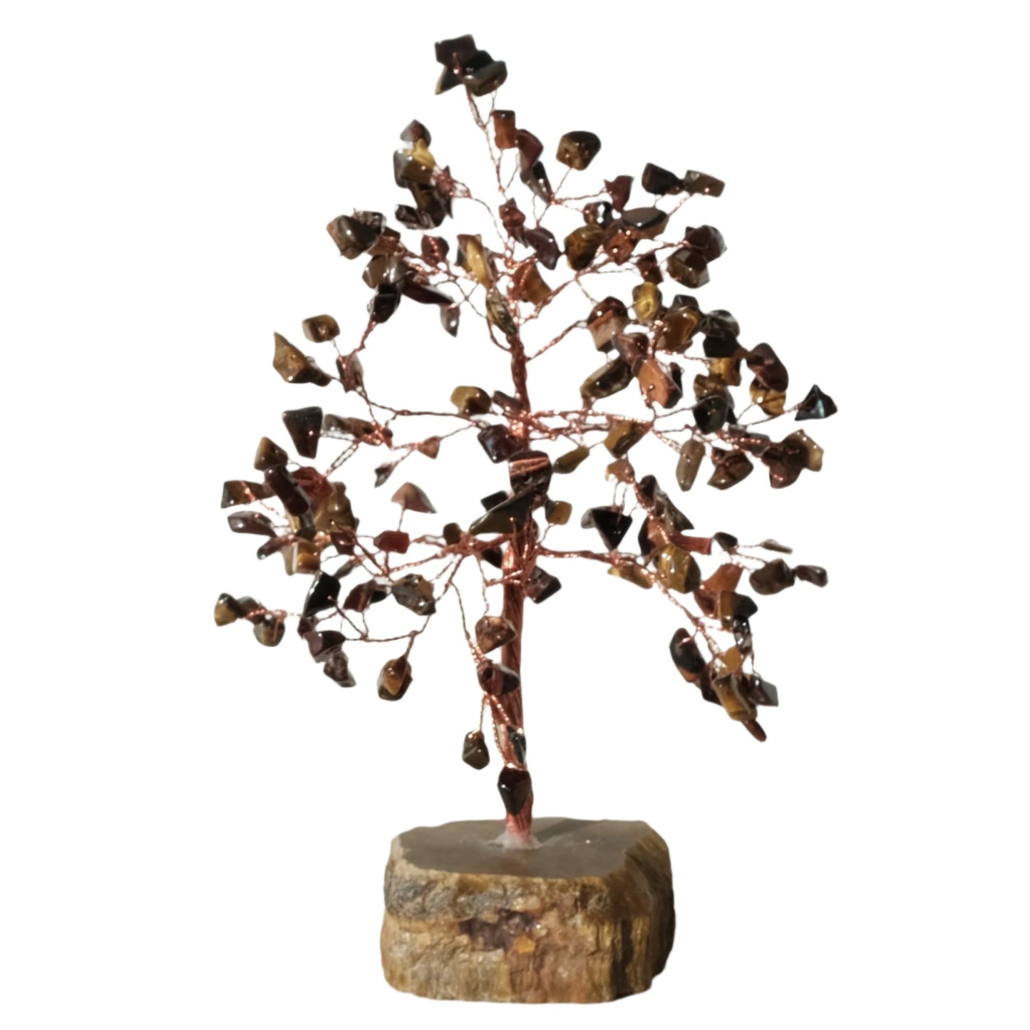 Gem Tree with Tiger Eye Base 7.5-8" 160 Beads