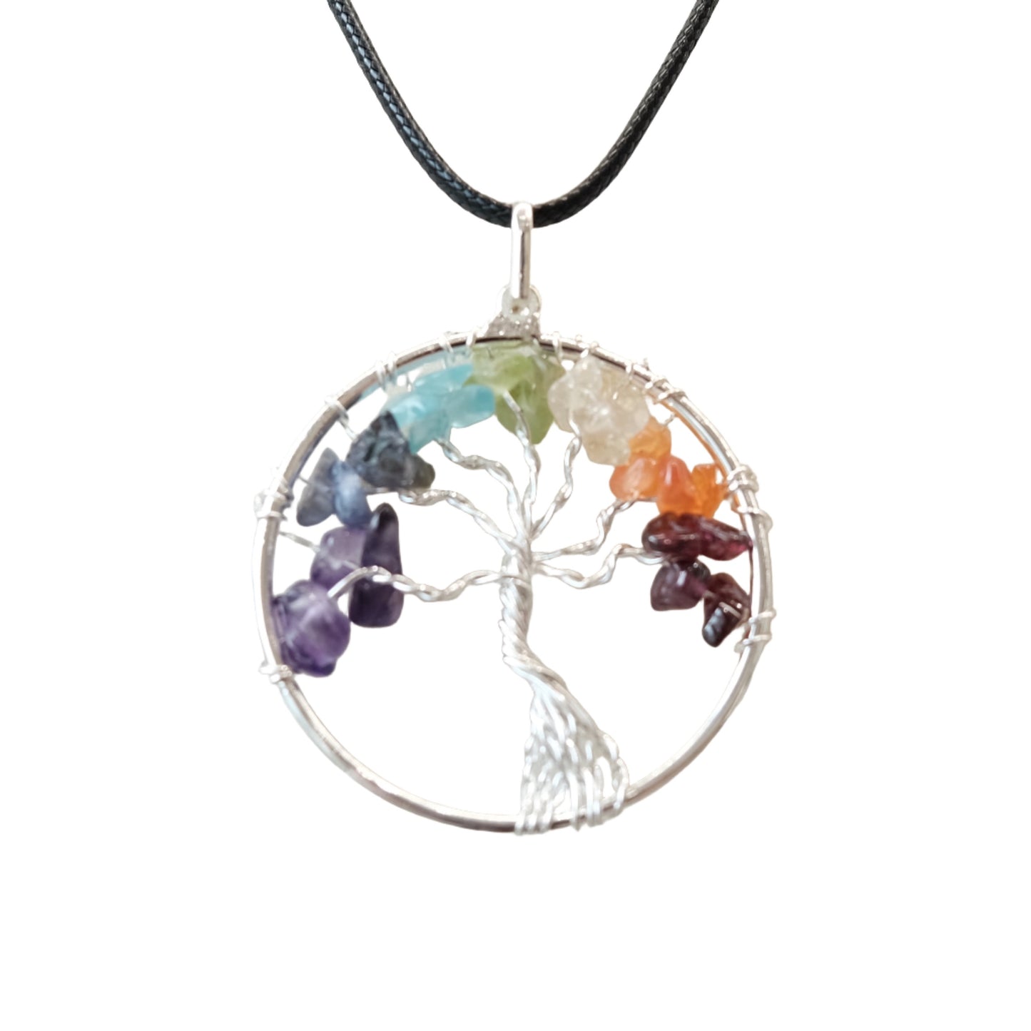 Tree of Life Silver Plated Pendant Necklace
