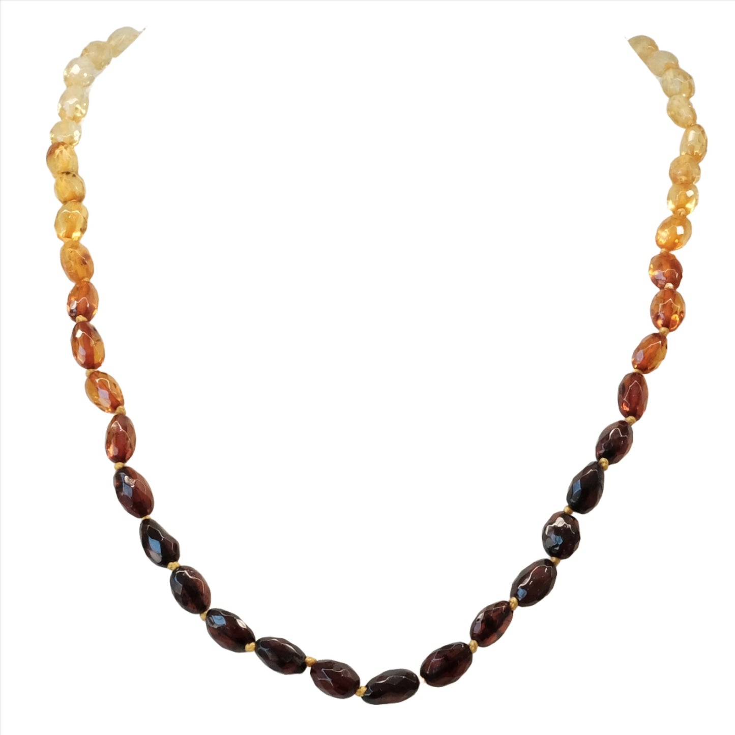 Amber Tricolor Necklace Adult Size