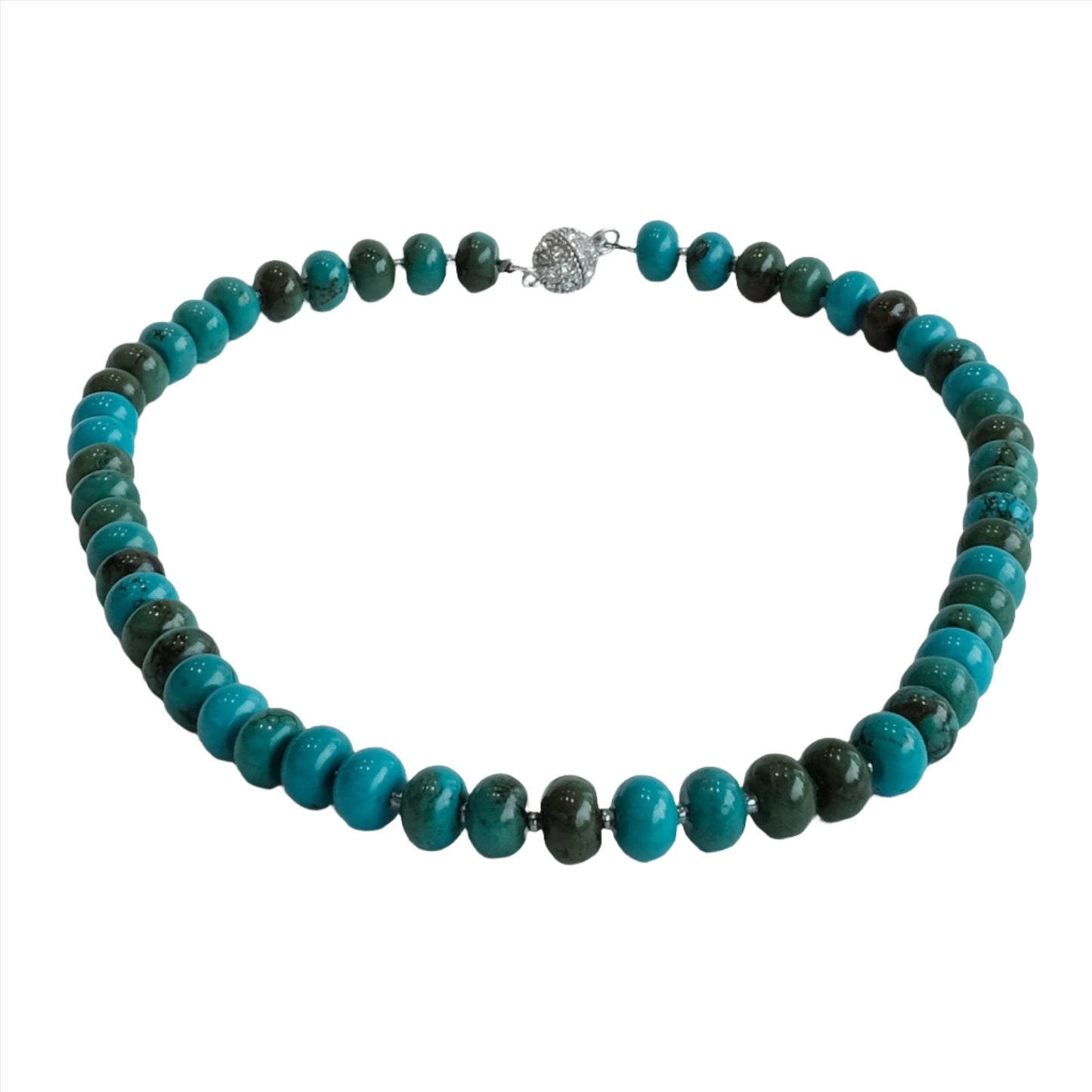 Turquoise Necklace with Magnetic Clasp