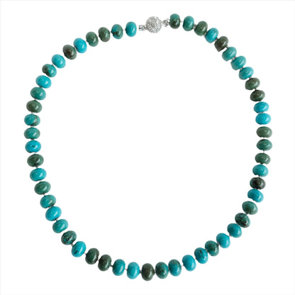 Turquoise Necklace with Magnetic Clasp