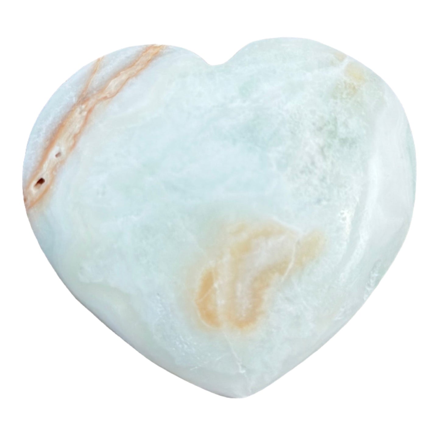 Caribbean Calcite Heart