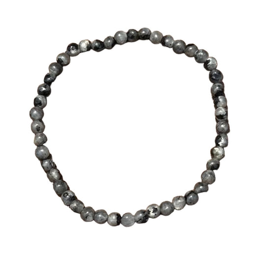 Black Labradorite Bracelet 4mm